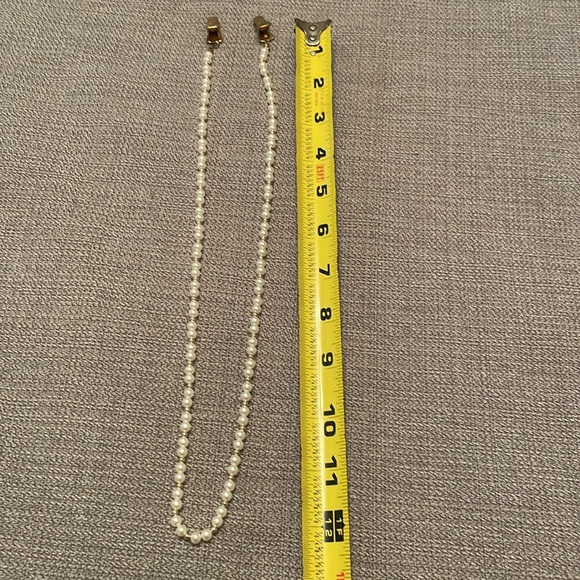 Eyeglass Chain Lanyard Holder Leash Beaded with Faux Pearls & Gold Beads - Picture 6 of 6